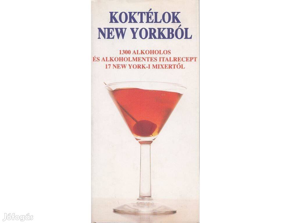 Koktélok New Yorkból, Koktélos könyv, új