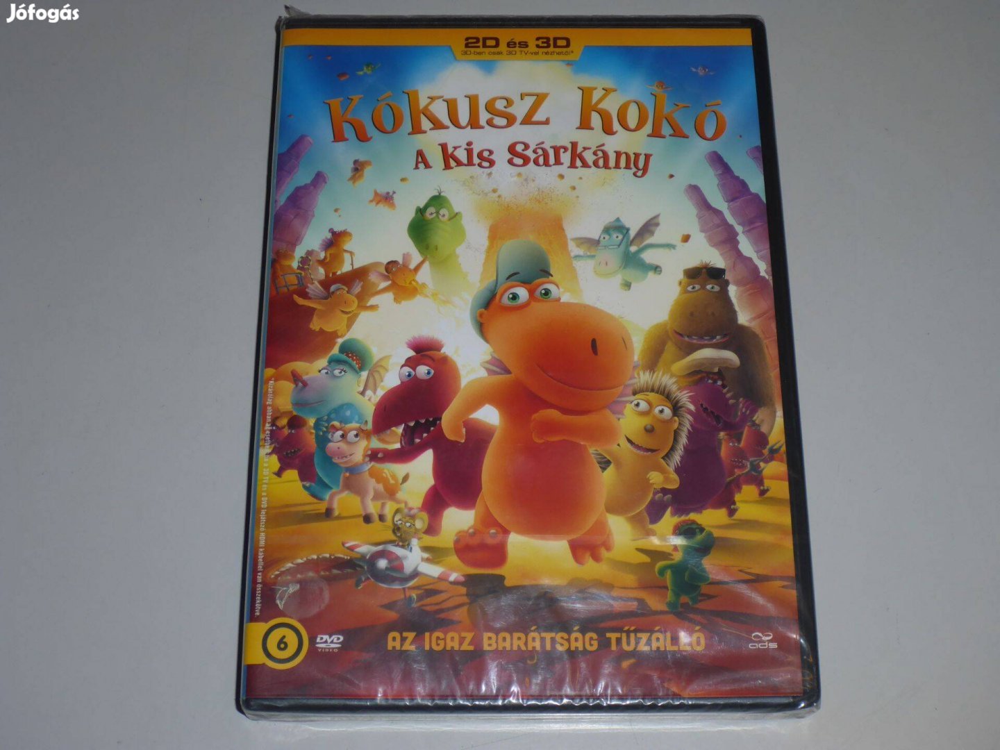 Kókusz Kokó, a kis sárkány 2D + 3D-s változat DVD film ;