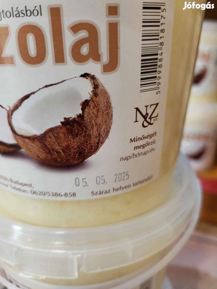 Kókuszolaj / Kójuszzsír 1kg Akció