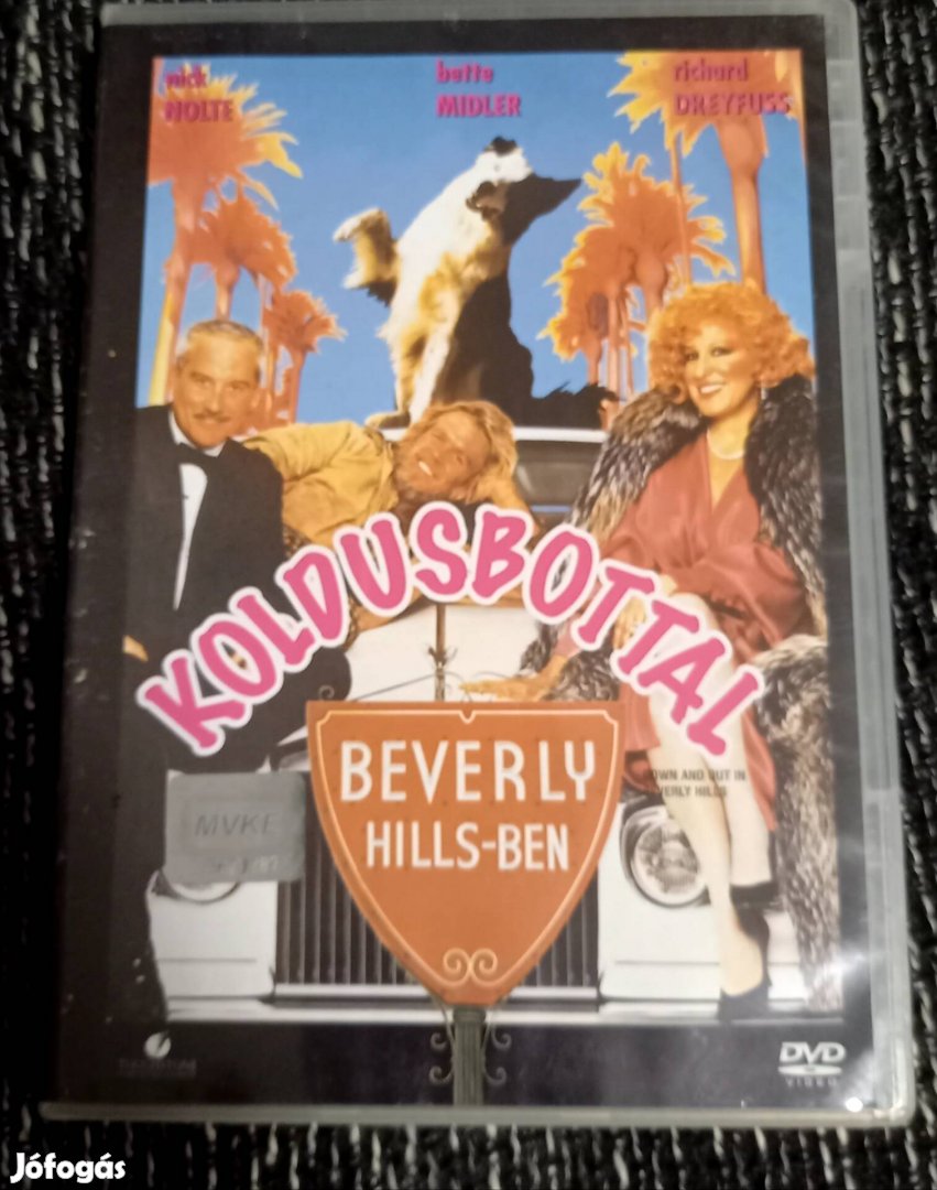 Koldusbottal Beverly Hillsbe - vígjáték dvd- Nick Nolte