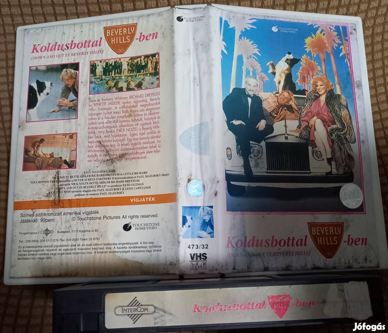 Koldusbottal Beverly Hillsben - vígjáték vhs - nagytok