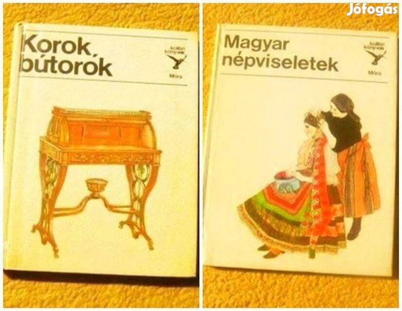 Kolibri Könyvek - Korok, bútorok. - Magyar népviseletek