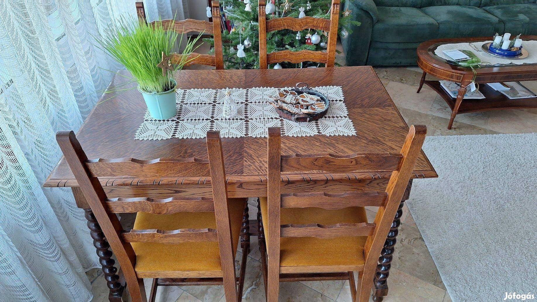 Koloniál étkezőasztal