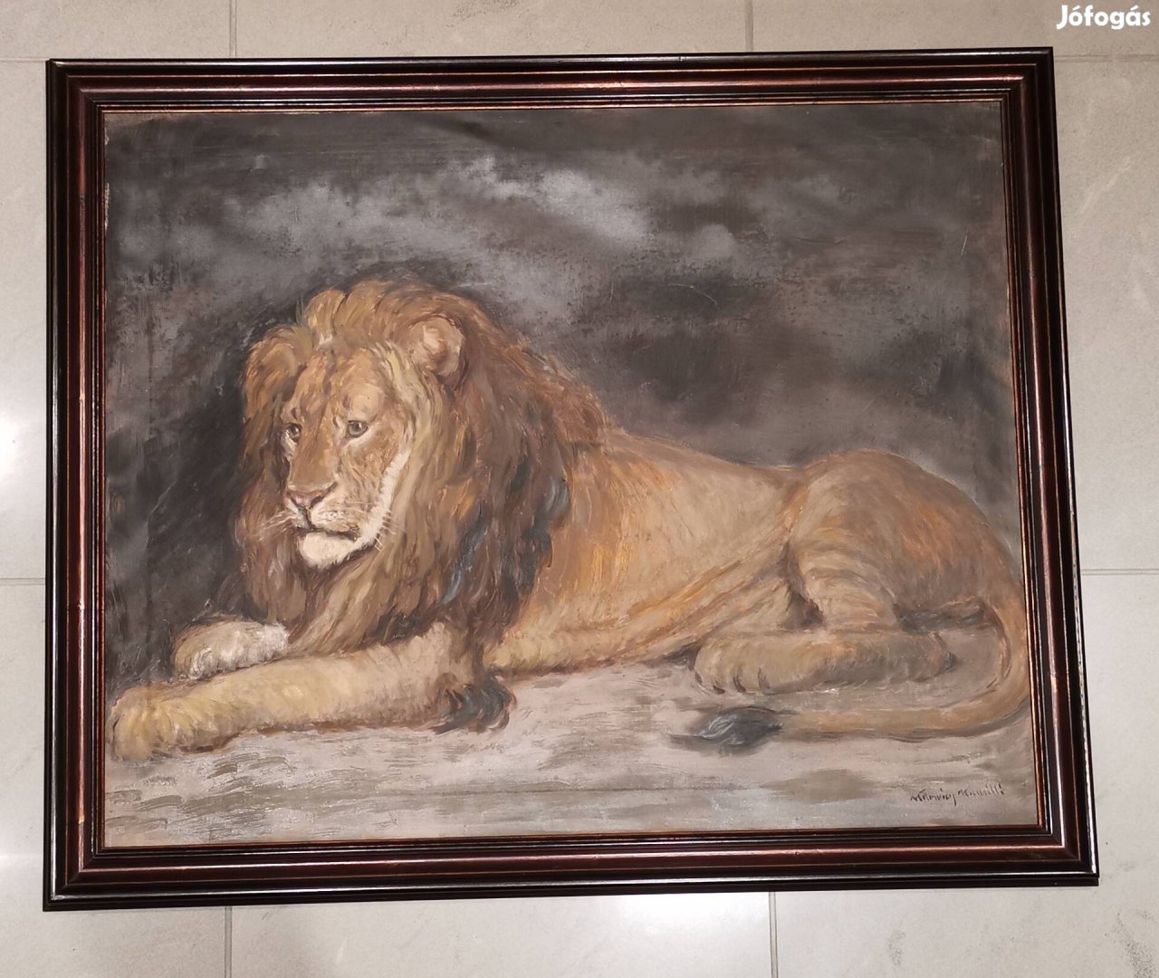 Kolozsvári Kamillo festmény Oroszlán