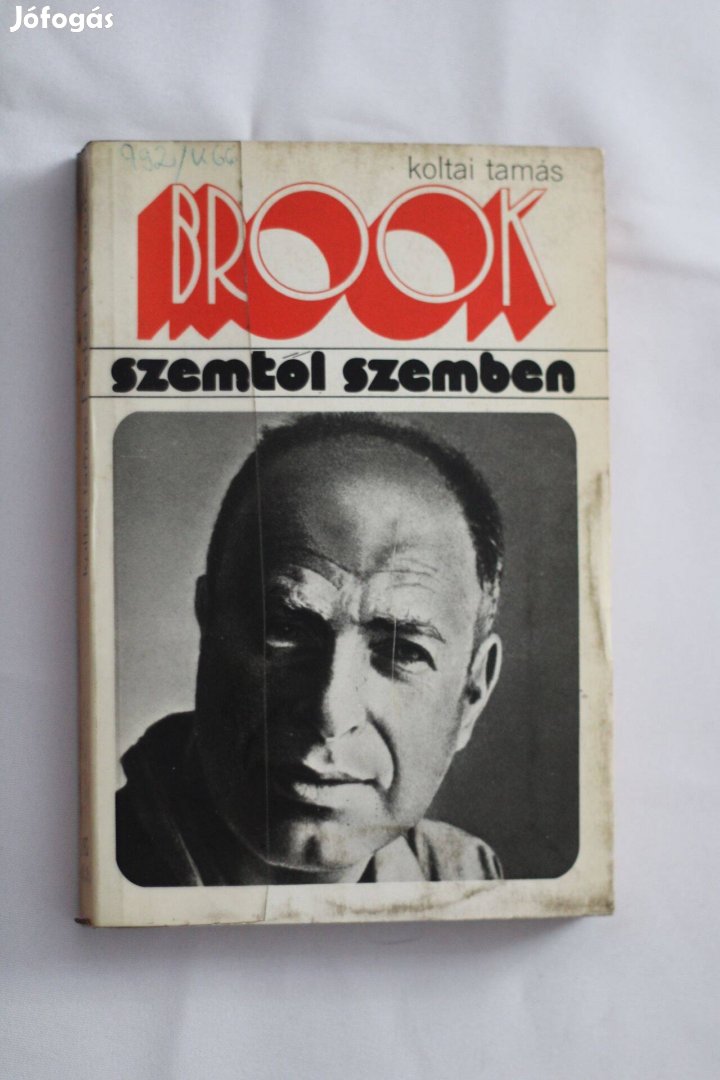 Koltai Tamás Peter Brook / Szemtől szemben / könyv Gondolat