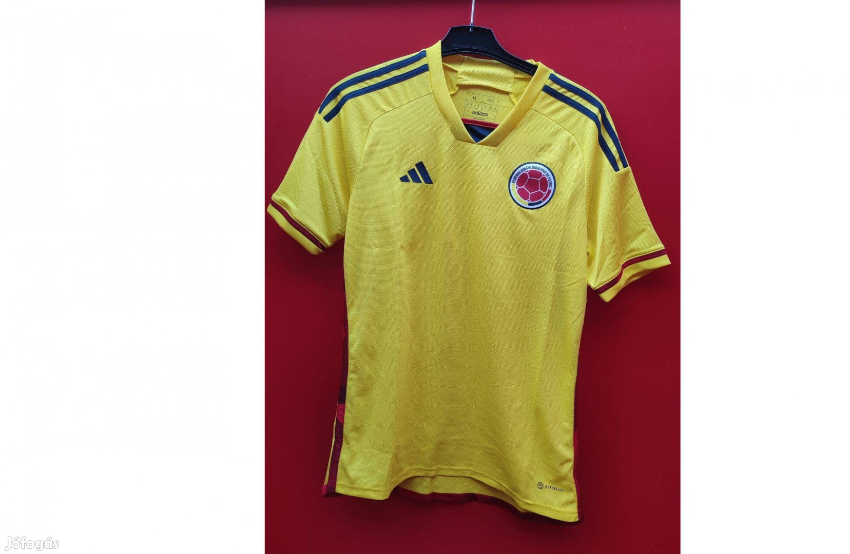 Kolumbia válogatott sárga eredeti adidas 2022-23 mez (M)