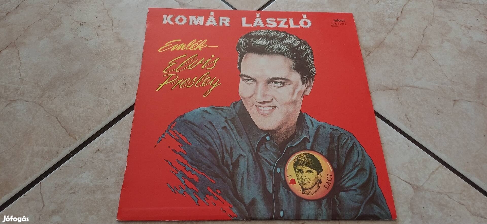 Komá László Elvis bakelit hanglemez