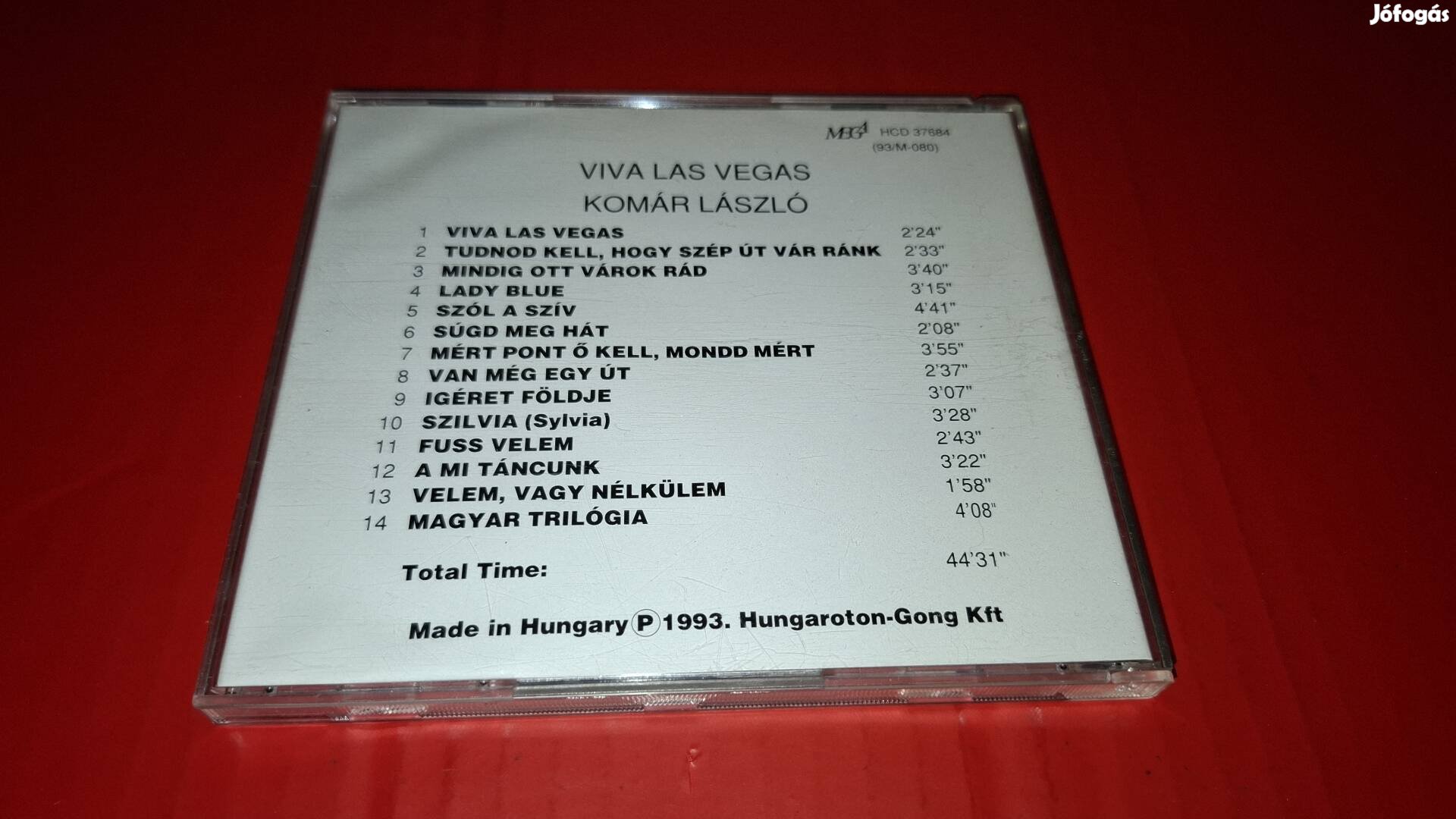Komár László  Viva Las Vegas Cd 1993