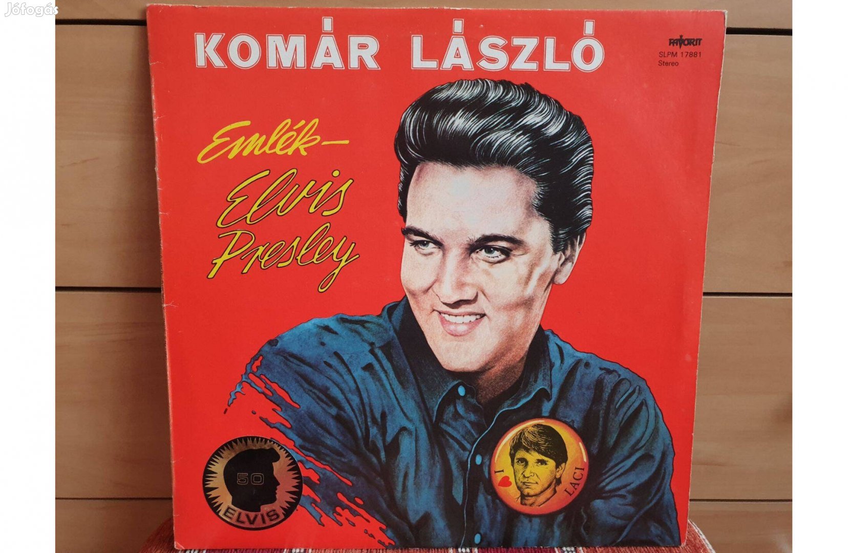 Komár László - Emlék Elvis Presley 1 bakelit lemez hanglemez Vinyl