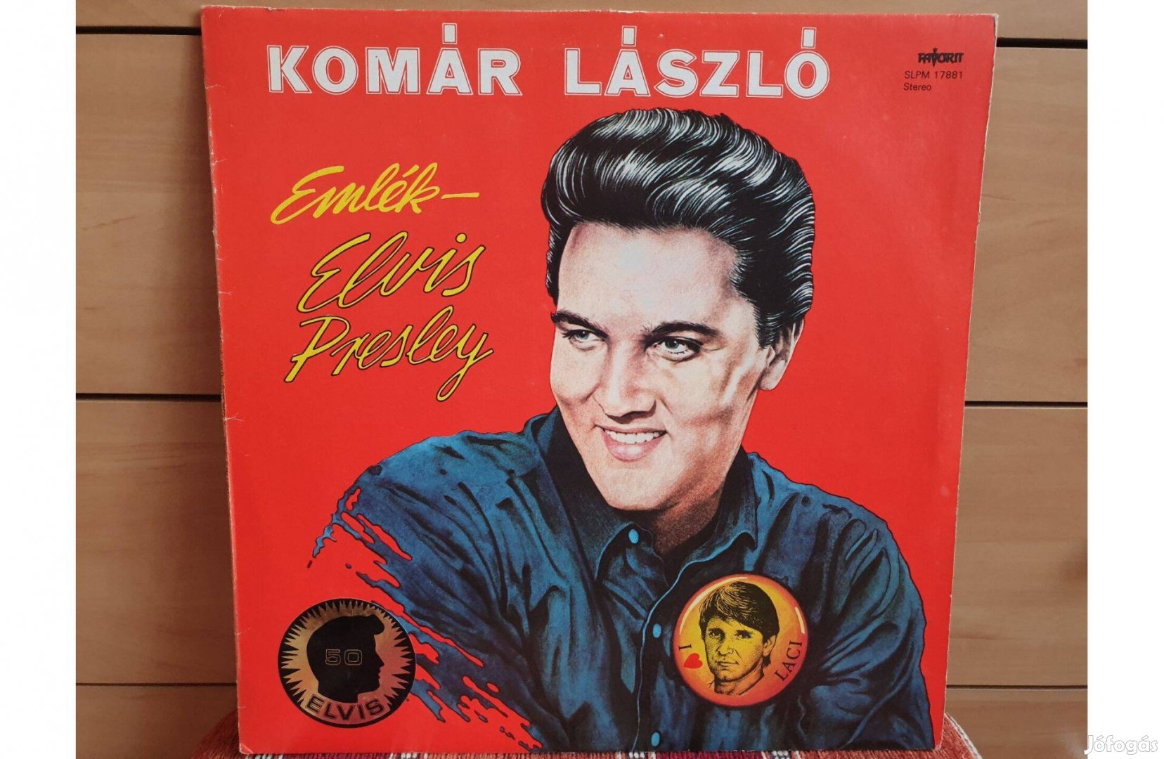 Komár László - Emlék Elvis Presley 1 hanglemez bakelit lemez Vinyl