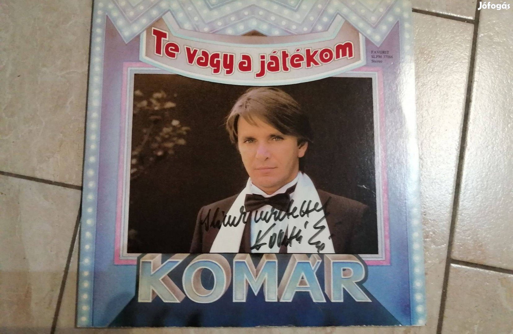 Komár László- bakelit lemez