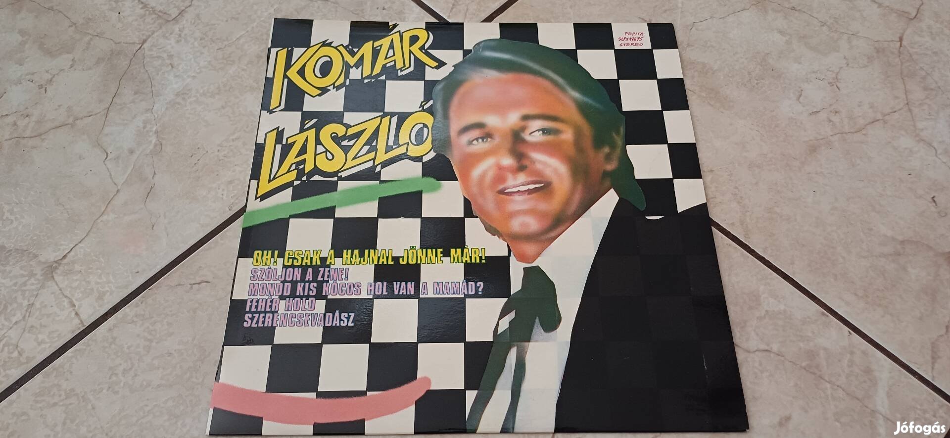 Komár László bakelit hanglemez