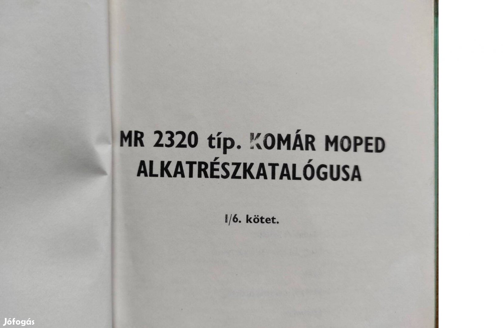 Komár MR 2320 alkatrészkatalógus