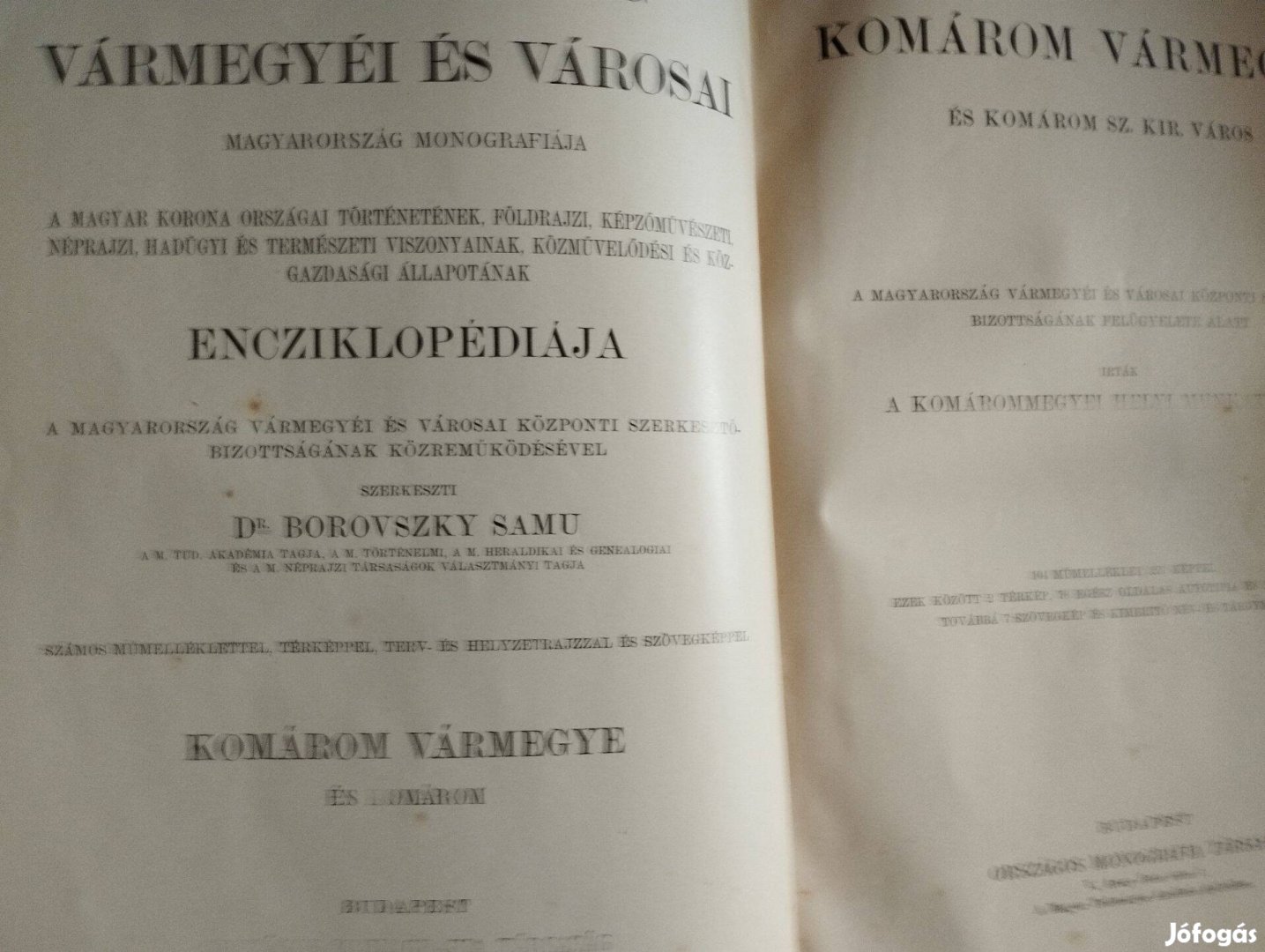 Komárom Vármegye - Borovszky