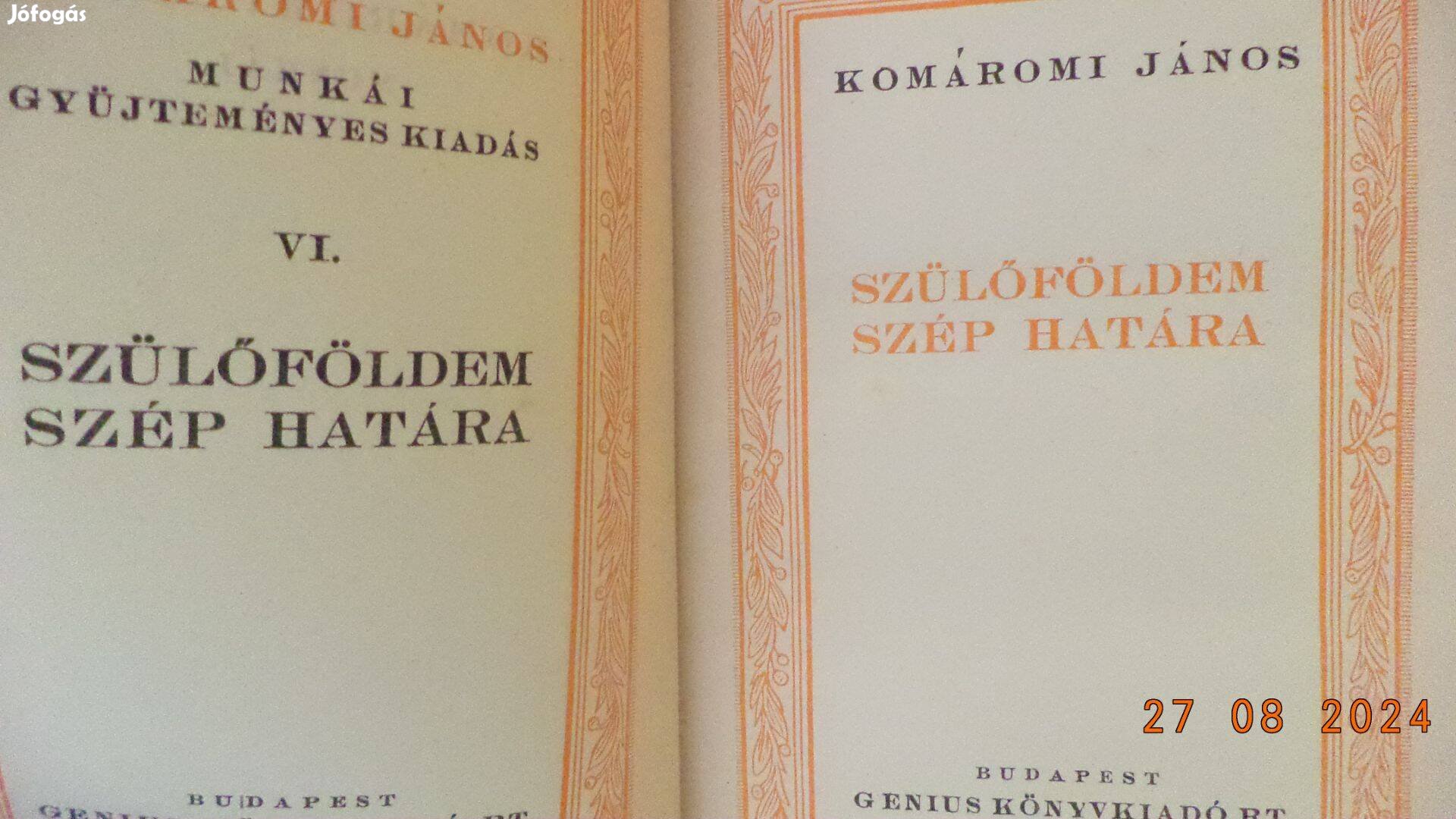Komáromi István: Szülőföldem szép határa