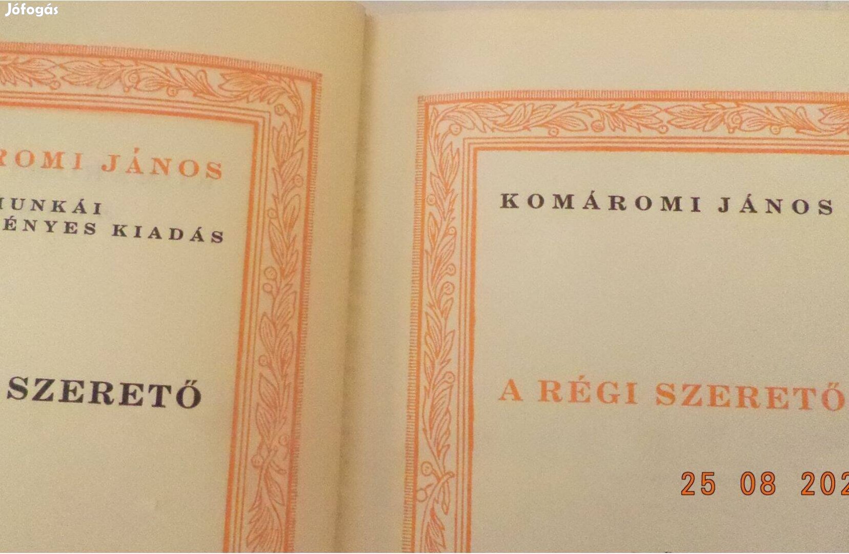 Komáromi János: A régi szerető I - II