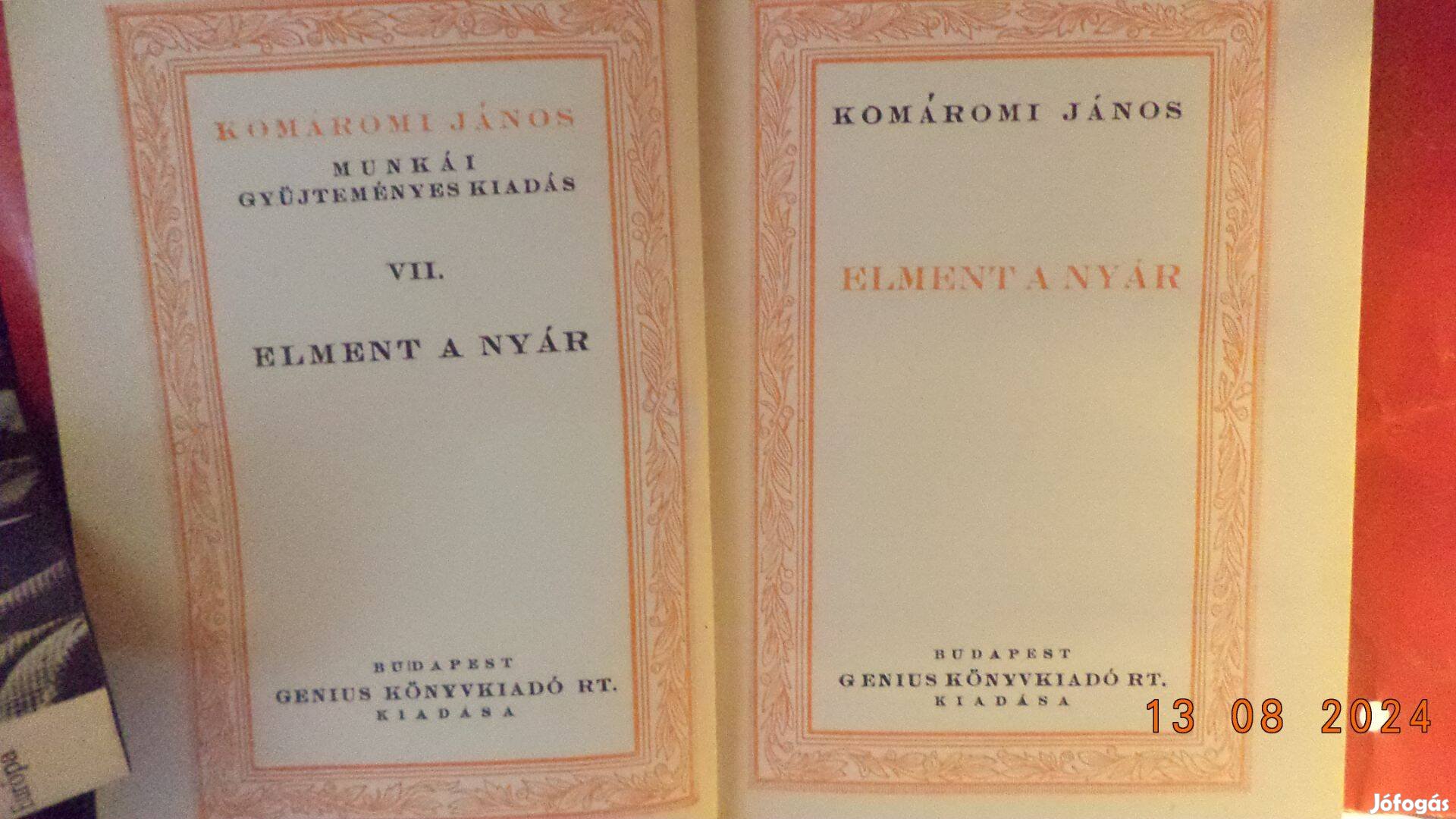 Komáromi János: Elment a nyár