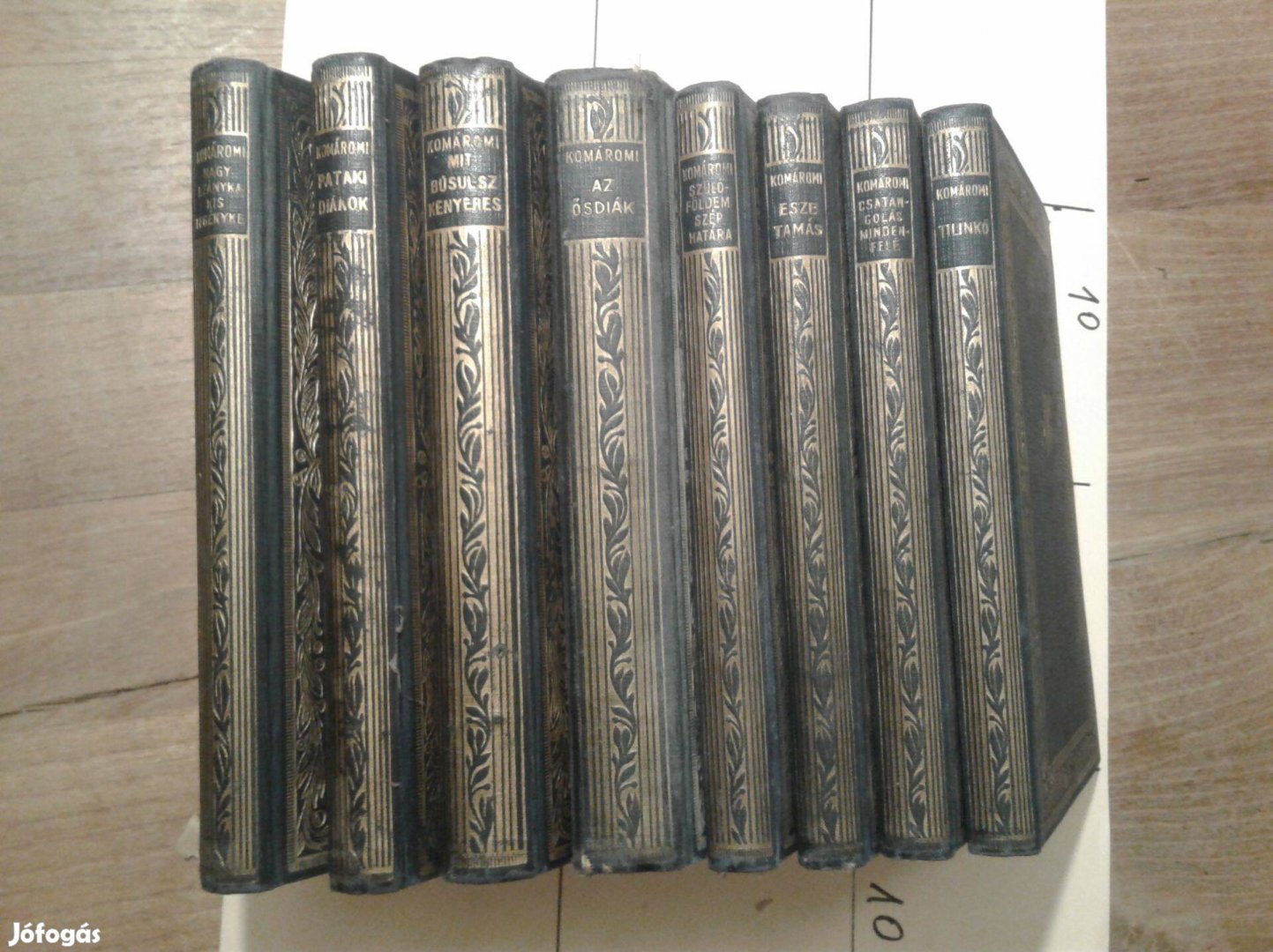 Komáromi János - 8 kötet (1930) - 2500 kötetes gyűjteményből