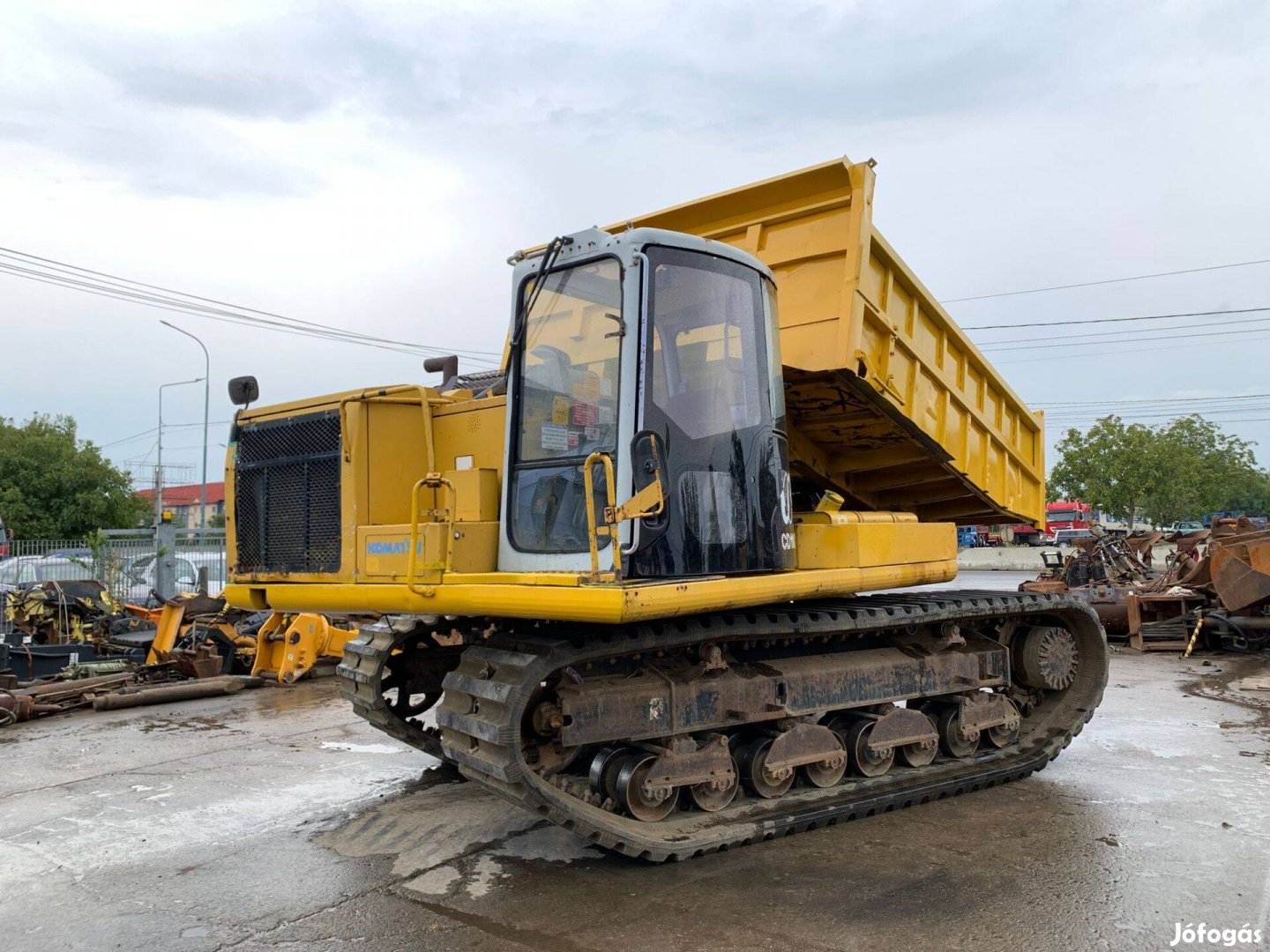 Komatsu CD110R-1 gumiláncos dömper