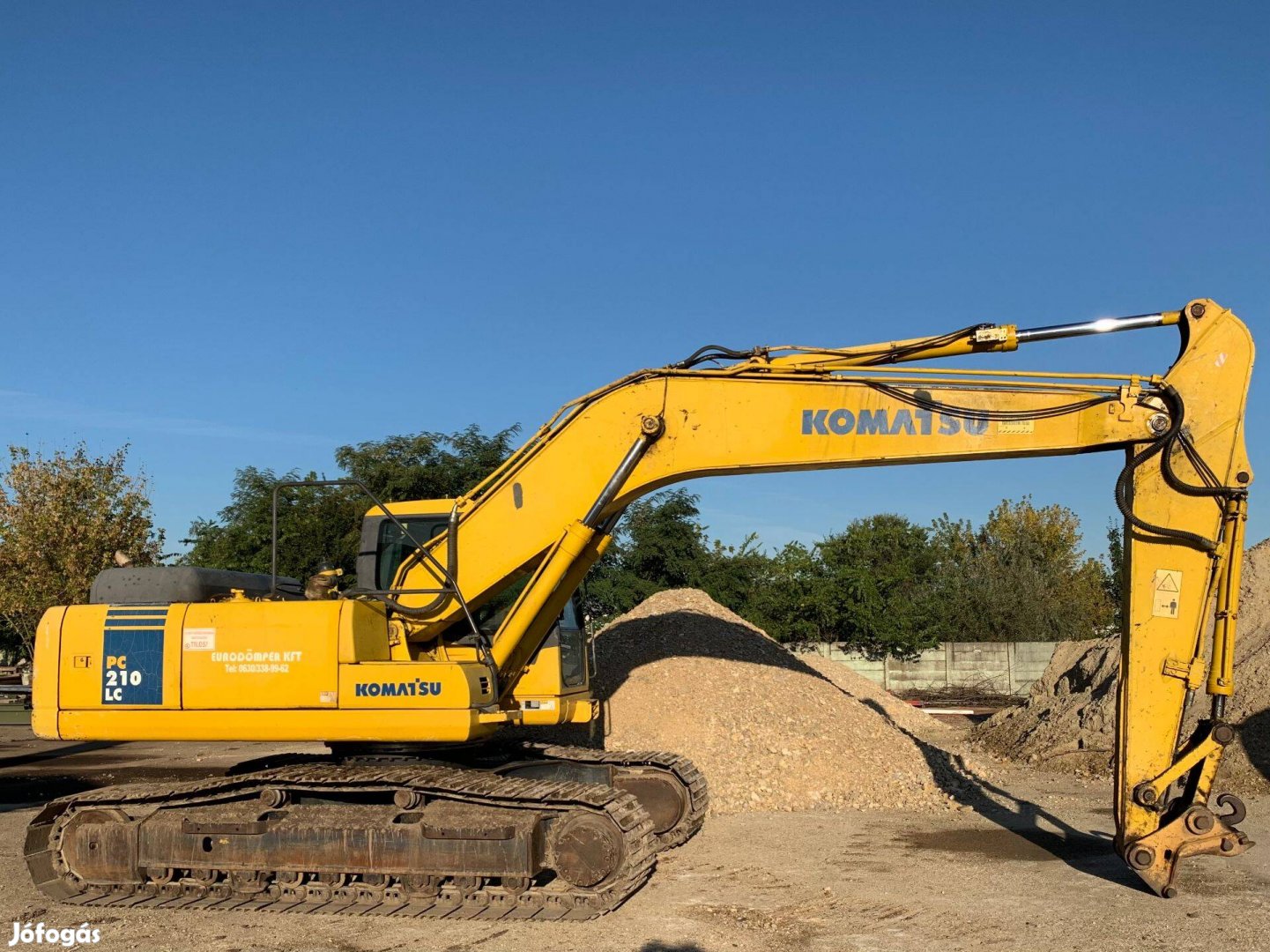 Komatsu PC210LC-7 lánctalpas kotró