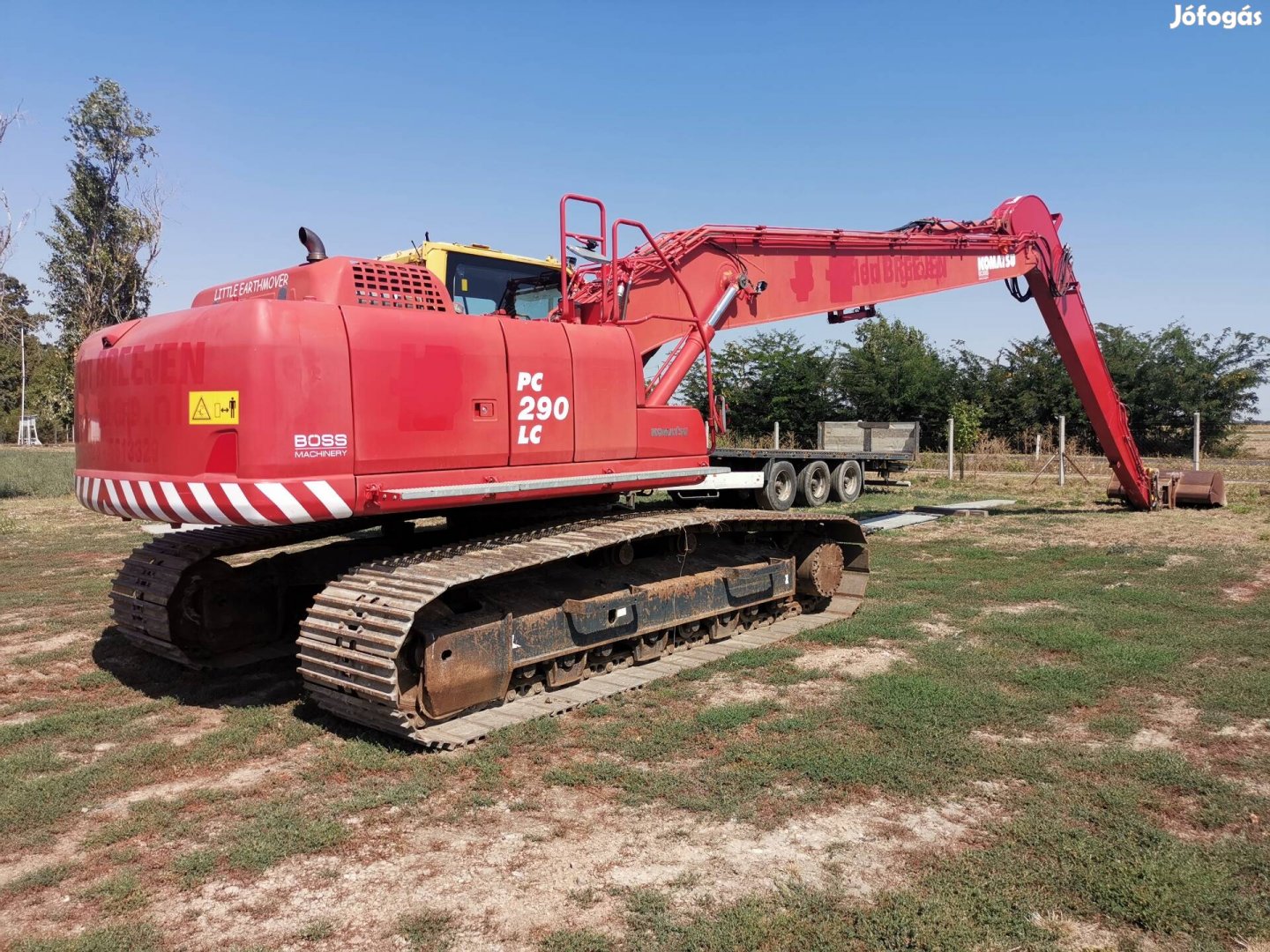 Komatsu PC 290 gyári hosszúgémes láncos kotró