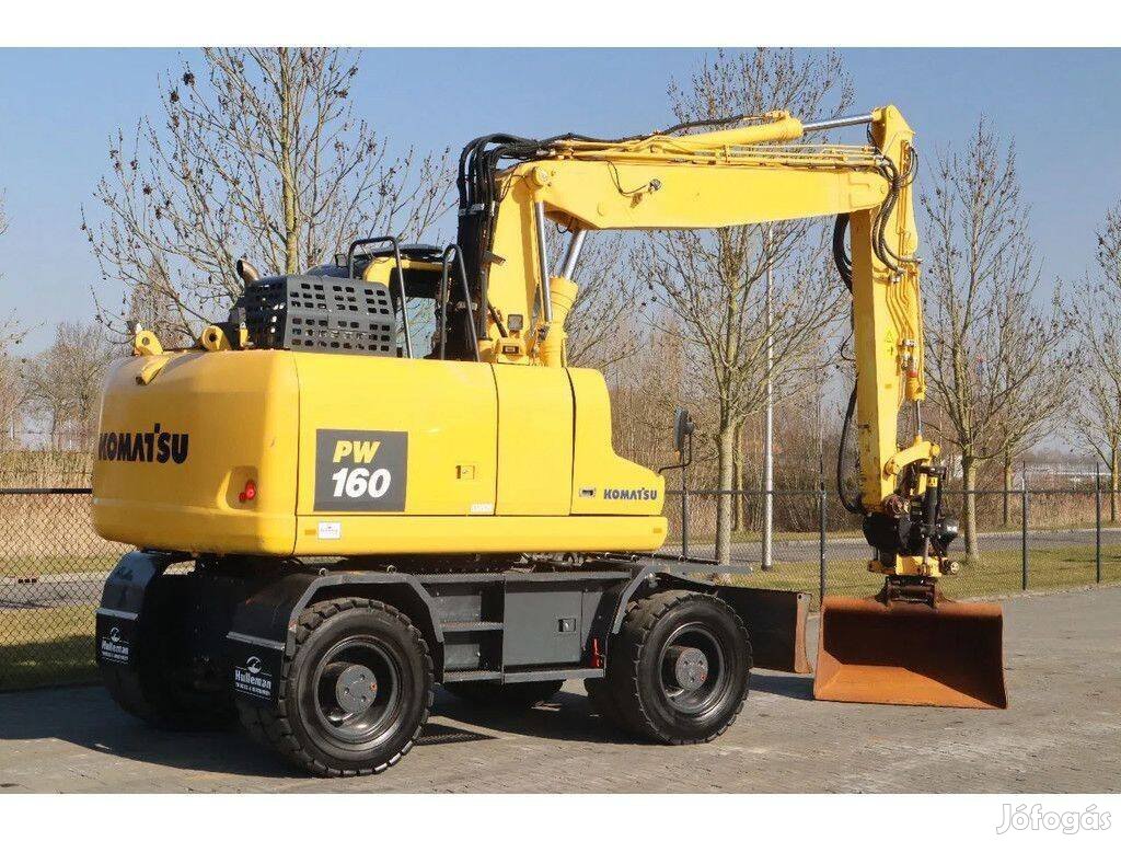 Komatsu PW160-11 / Engcon Tiltrotator / 7.383 üzemóra / Lízing