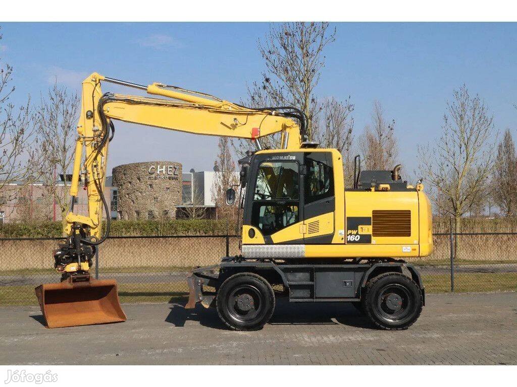 Komatsu PW160-11 | Engcon Tiltrotator / 7.383 üzemóra / Lízing