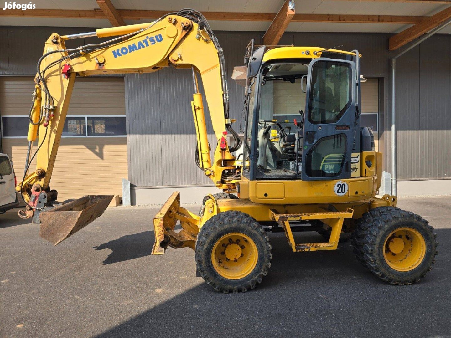 Komatsu PW98 MR-6 / 4800üó / 4db kanál / Lízing 20%-tól