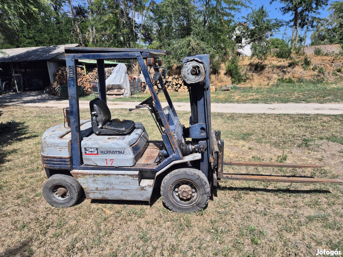 Komatsu, 2 t.-ás, diesel, teljes motorfelújítással