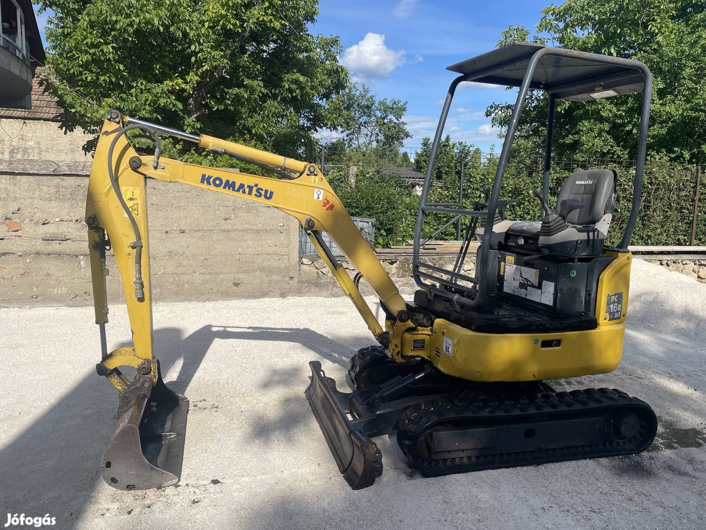 Komatsu pc16 minikotró