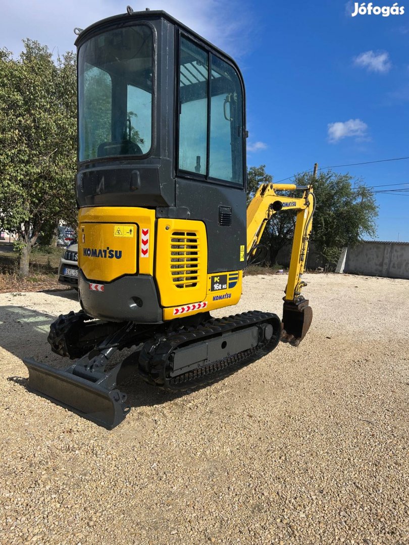 Komatsu pc16 zérós minikotró