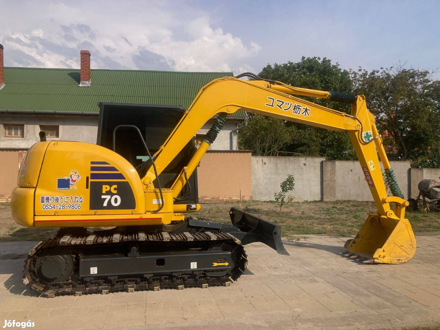 Komatsu pc 70 minikotró