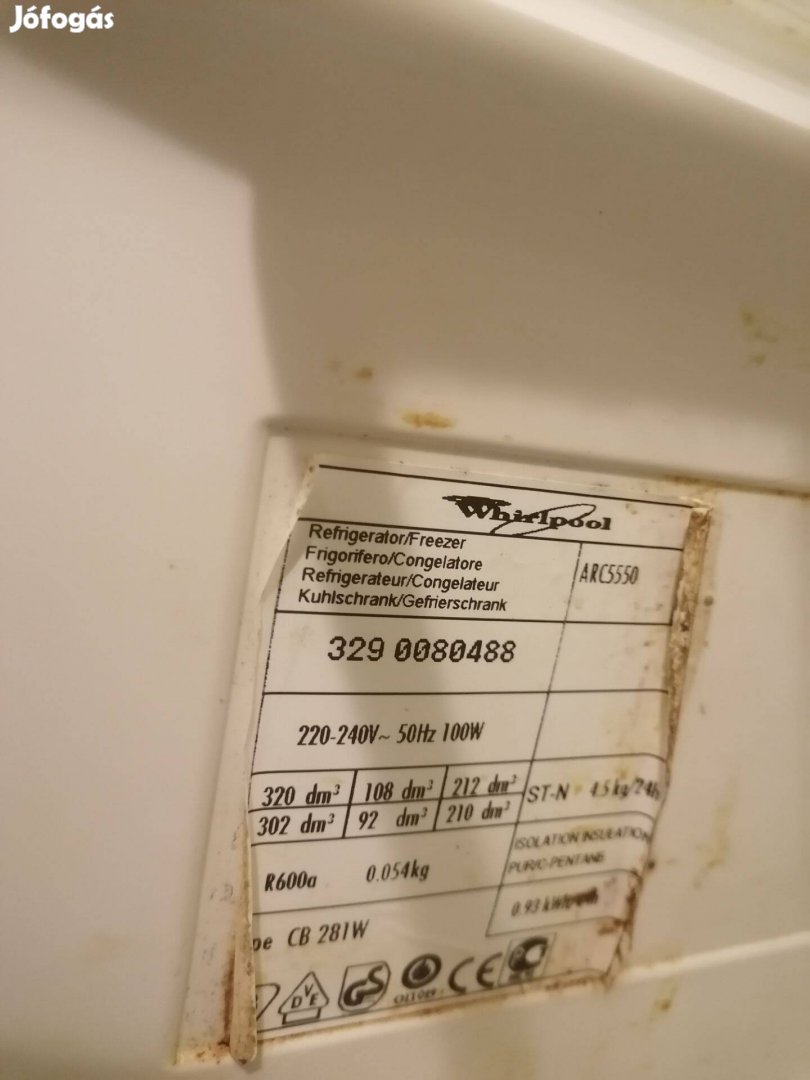 Kombi hűtőszekrény
