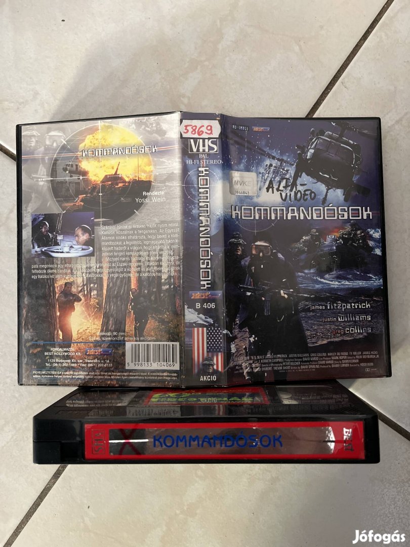 Kommandósok vhs 
