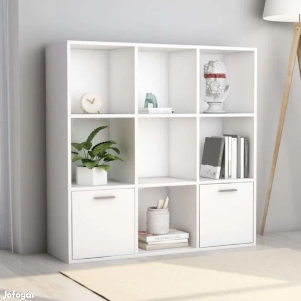 Komód hálószoba nappali bútor 98x30x98cm fehér FUR1947-2