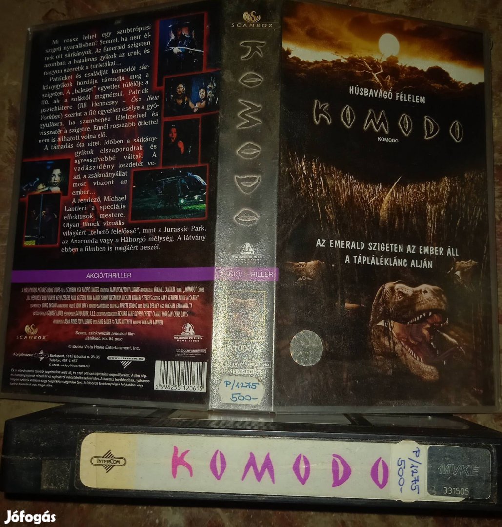 Komodo - thriller vhs