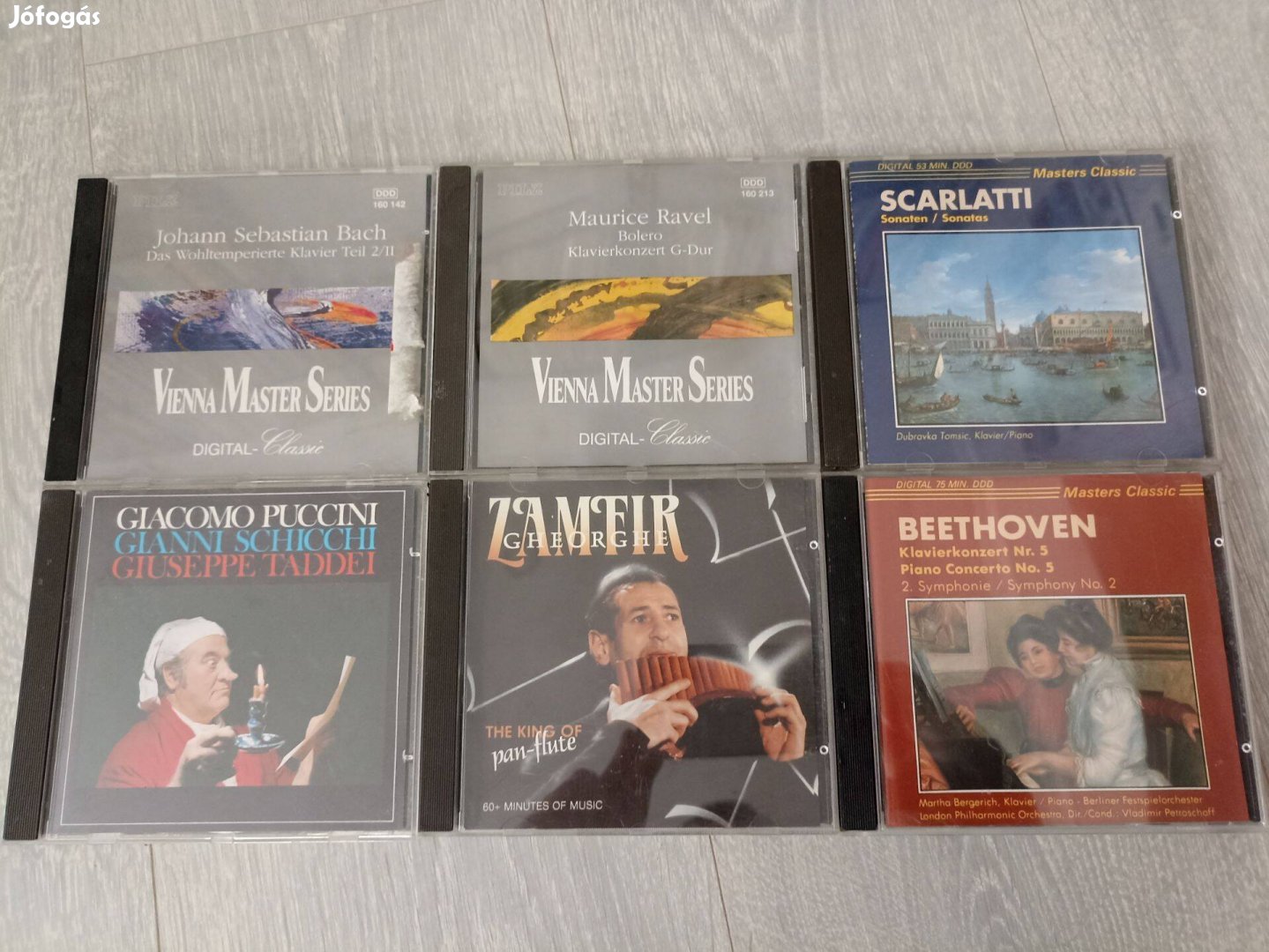 Komolyzenei CD csomag 12 db eredeti gyári audio cd lemez Hibátlan