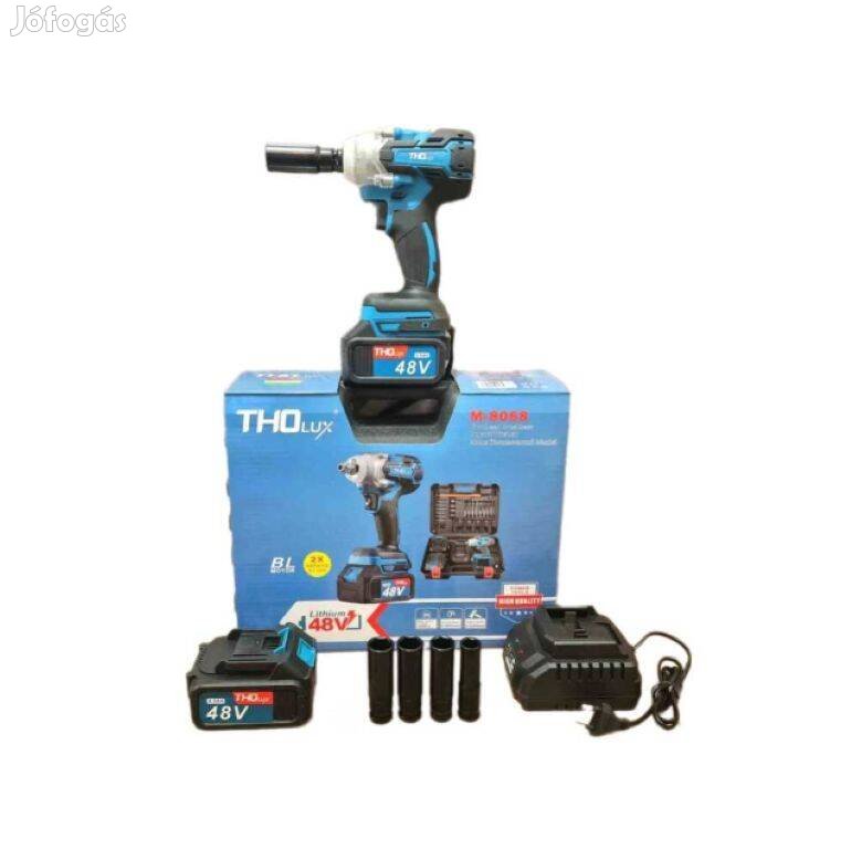 Kompakt akkus ütvecsavarozó, belső bitfejes kerékkulcs, 2