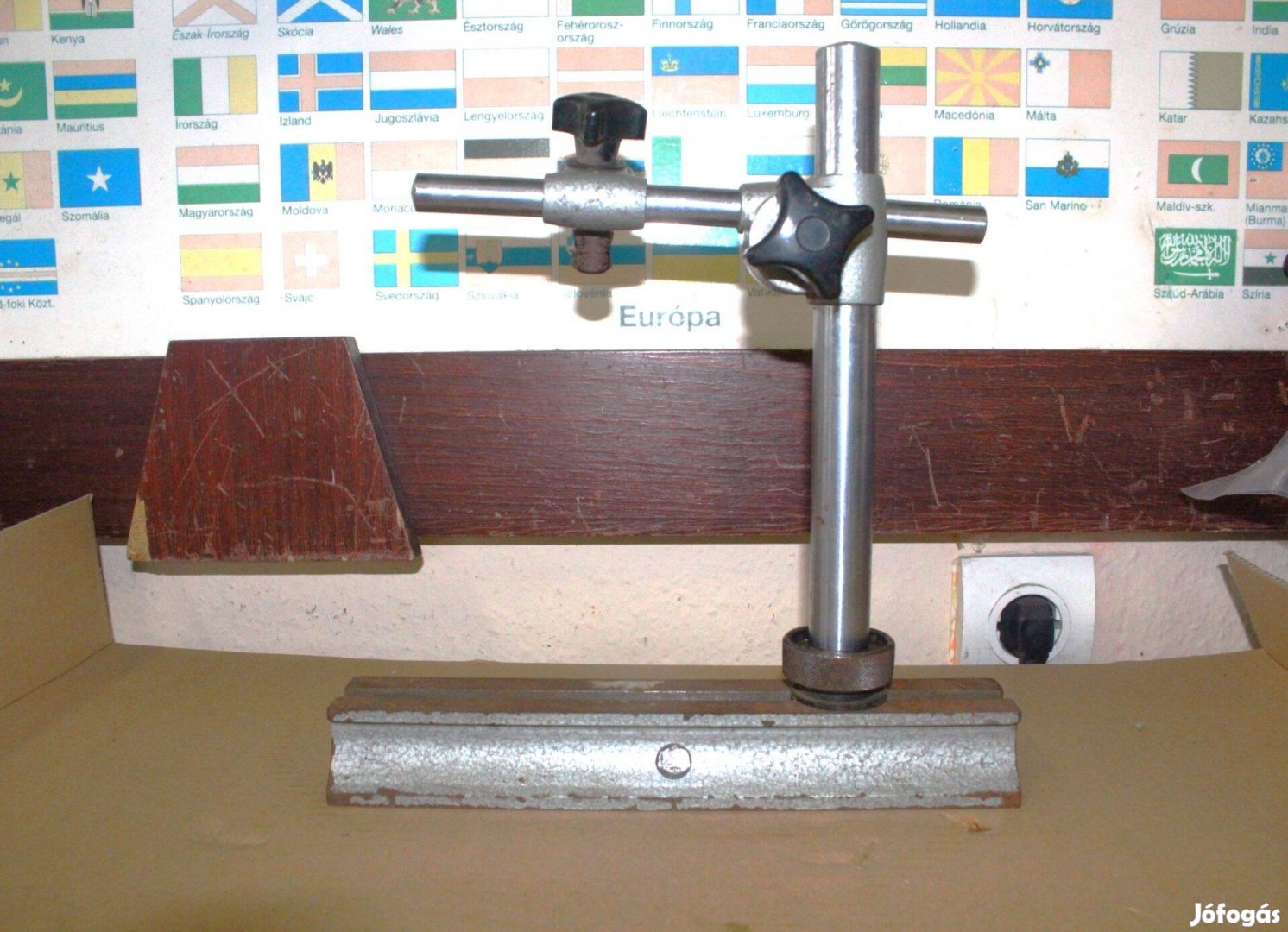 Kompakt mérőállvány mérőóra állvány műszerállvány 6923