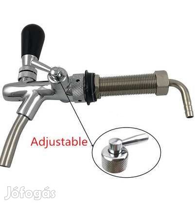 Kompenzátoros, hosszúmenetes kifolyócsap (10cm a menet)   (5757)