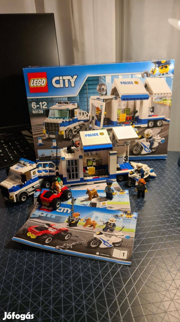 Komplett Lego készlet eladó - 60139 City Mobil Rendorparancsnoksag