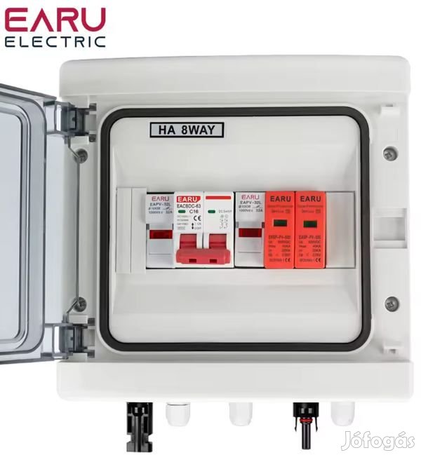 Komplett Napelem DC Box 1 String-re 500V 16A IP65 (6079)