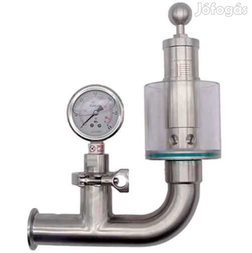 Komplett Szádlószelep 1,5"Tri-Clamp Csatlakozás 0,2-2.2bar(4923)