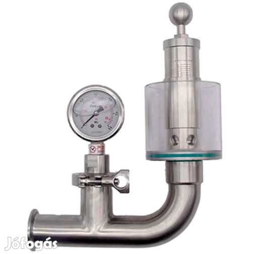 Komplett Szádlószelep 1,5"Tri-Clamp Csatlakozás 0,2-2.2bar(4923)