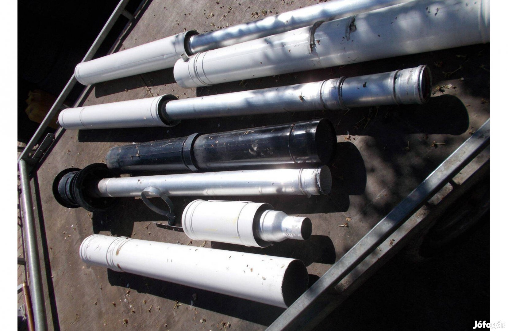 Komplett Turbós kazán kémény rendszer 80/125 5,4Méter