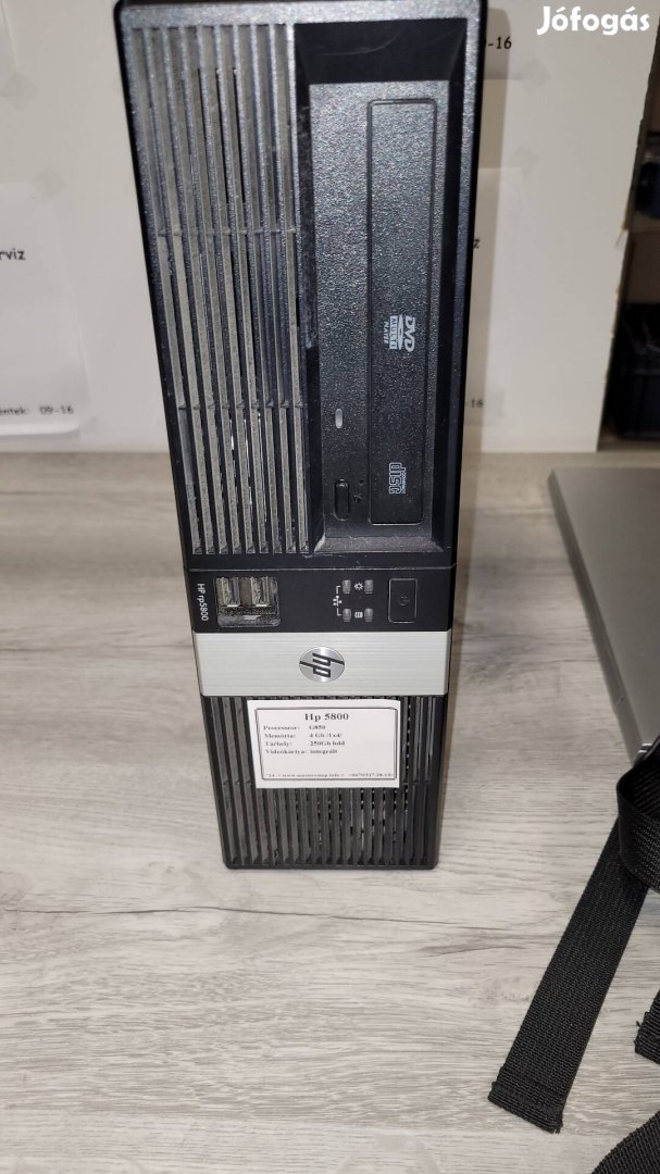 Komplett számítógép G580, 4gb ram, 250 hdd