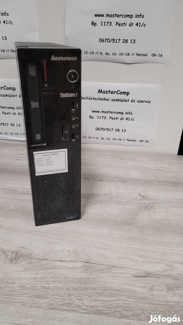 Komplett számítógép i3-2120, 8gb, 250 hdd