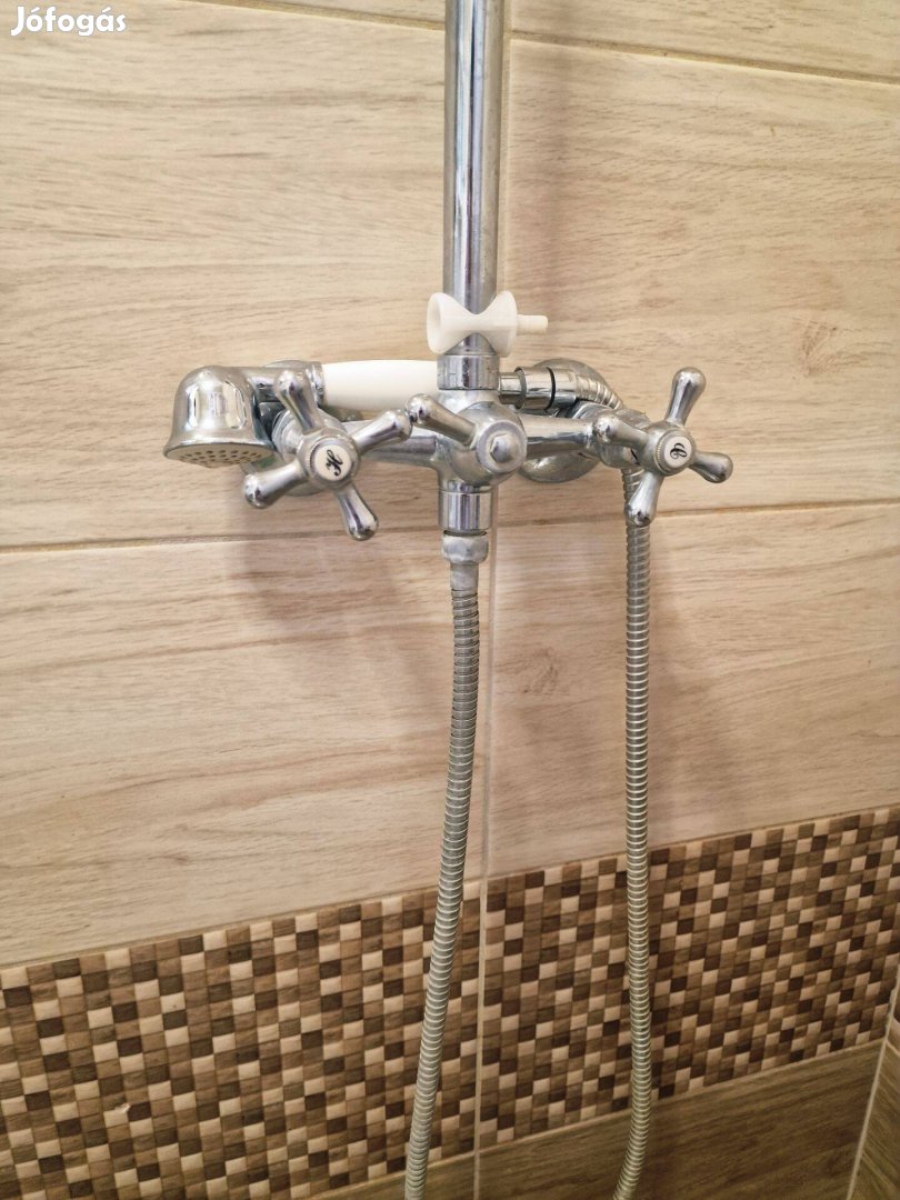 Komplett zuhany csaptelep, esőztetővel