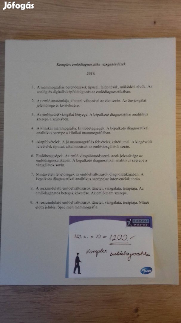 Komplex emlődiagnosztikamammográfia jegyzet