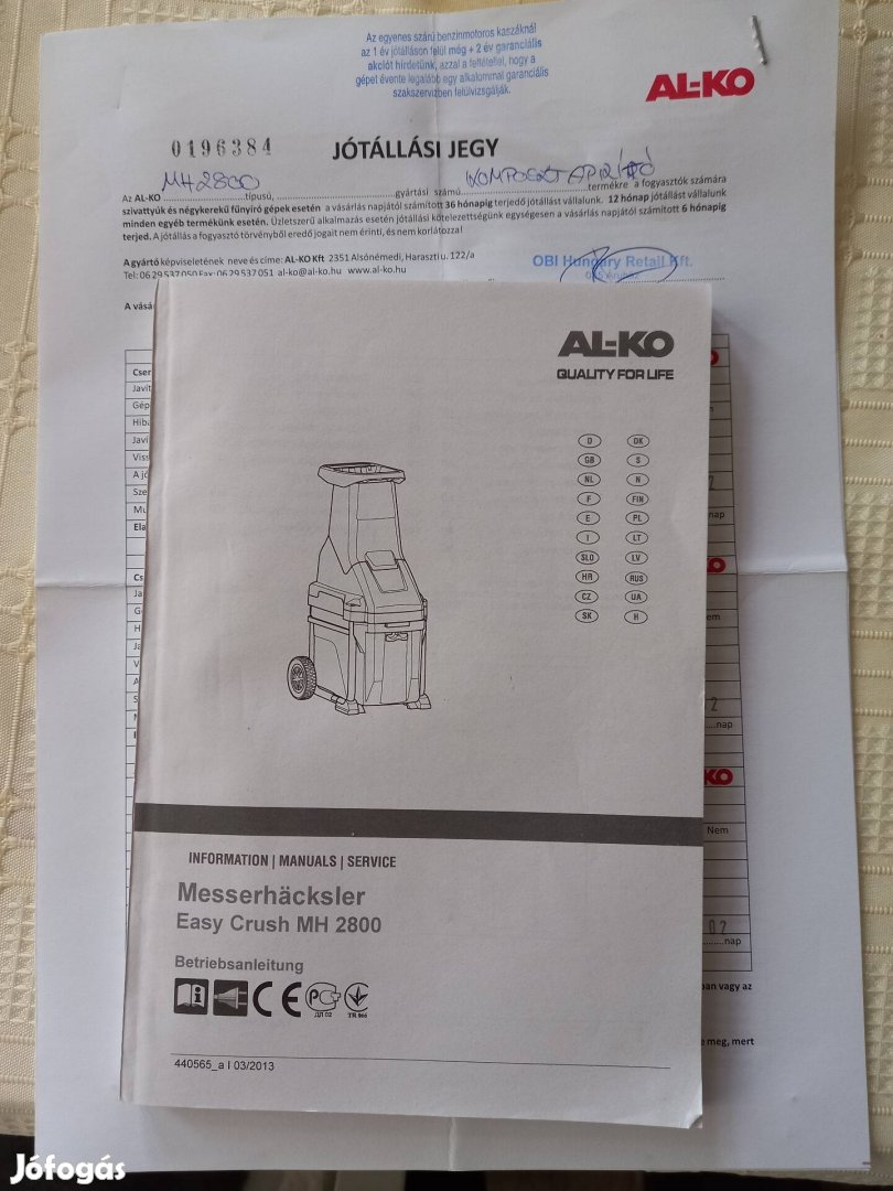 Komposztapritó AL-KO.